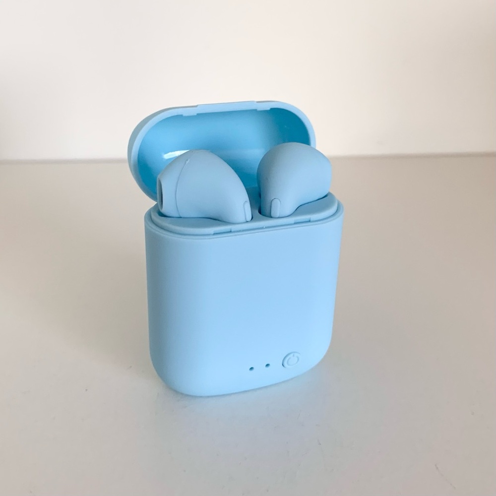 New Wireless ear buds powder blue pill - Picture 3 of 15